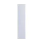 Finger Plate Plain 300x75mm Satin Aluminium