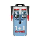 Fix All Crystal Sealant & Adhesive 290ml - Clear Twin Pack